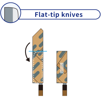 How to use 05 / Flat-tip knives