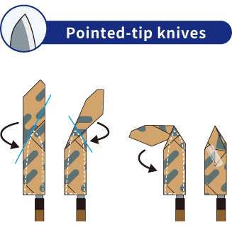 How to use 05 / Pointed-tip knives