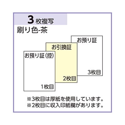 お預り証 A6タテ 3Pの画像02