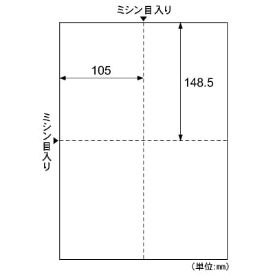 はがき・カード 4面/ホワイトの画像02