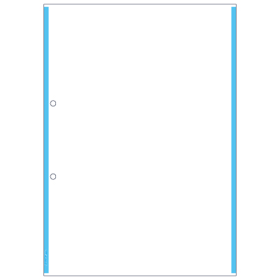 マルチプリンタ帳票 複写タイプ A4 ノーカーボン ブルーライン 2穴の画像02
