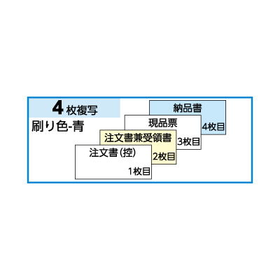 注文書 受領・現品・納品付 4Pの画像02