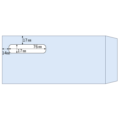 窓つき封筒（給与明細書用/GB1172専用）の画像01