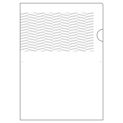 紙製トリック！クリアフォルダ A4 パターン小の画像02