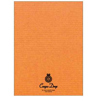 クラッポドロップ 名刺10面/オレンジの画像